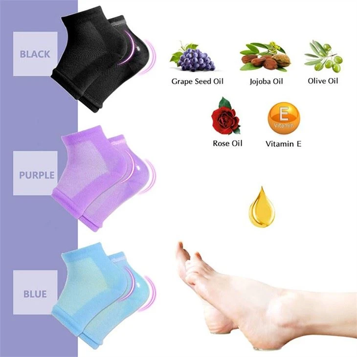 Heel Moisturizing Socks Open Toe Socks